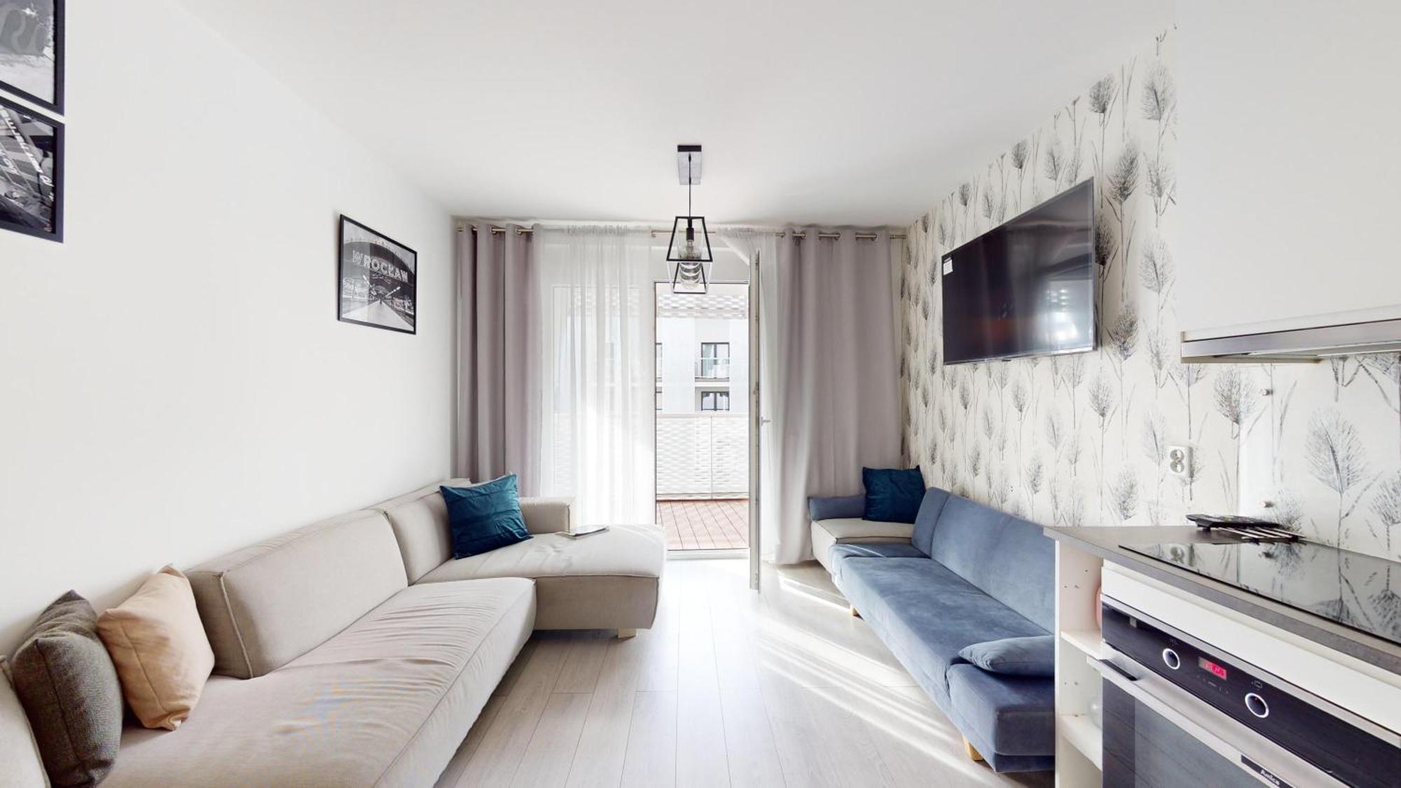 Family House By The River Odra -Panoramic Terrace - 3Room Apartment With 2 Separate Bedrooms And 2 Balconies By Wroapart-Pl- Perfect For Family & Business Stays Вроцлав Екстериор снимка